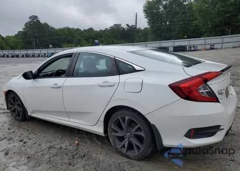 2019 Honda Civic Sport from USA, damaged, VIN 2HGFC2F89KH598891